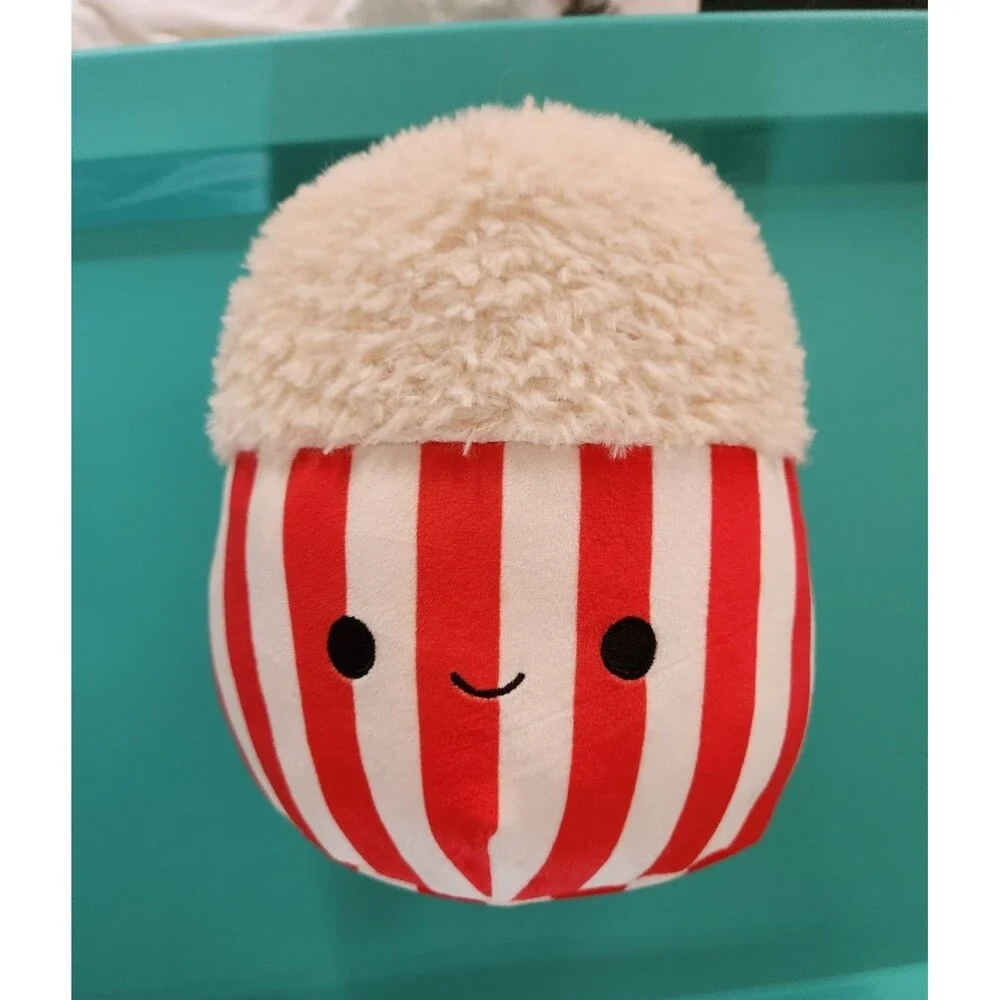 Squishmallows Arnel the Popcorn Plush NWOT 8 Inches Movie Theater Room  Decor